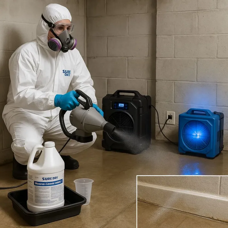 Sanitization and Odor Removal process in Villas, NJ