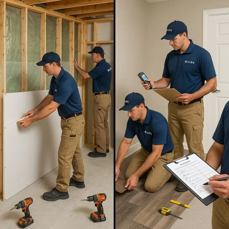 Repairs and Reconstruction process in Villas, NJ